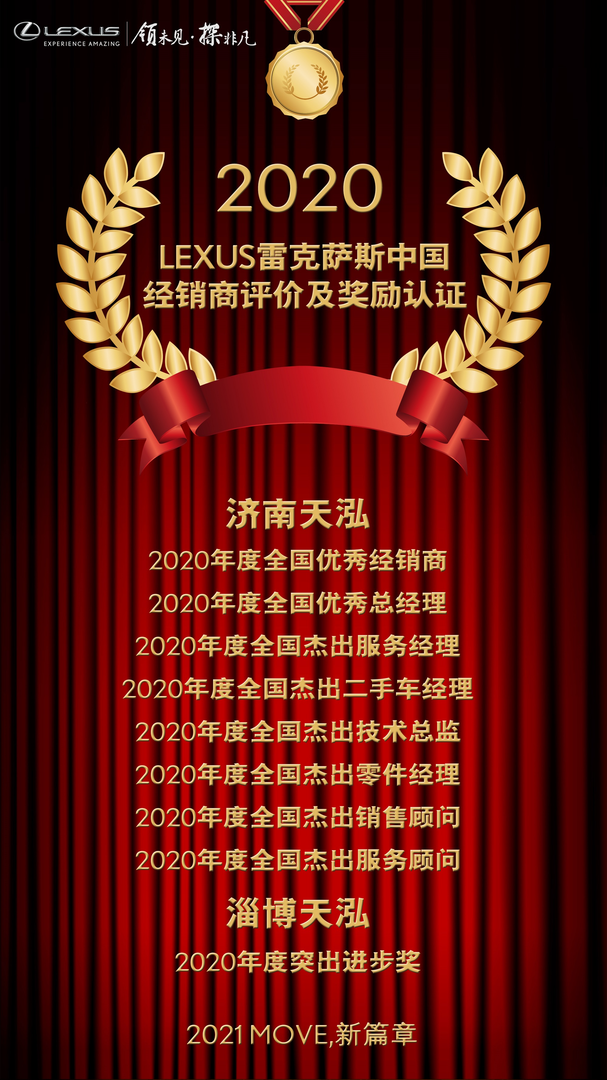 w88win雷克萨斯品牌荣获LEXUS雷克萨斯中国全国优秀经销商等九项殊荣